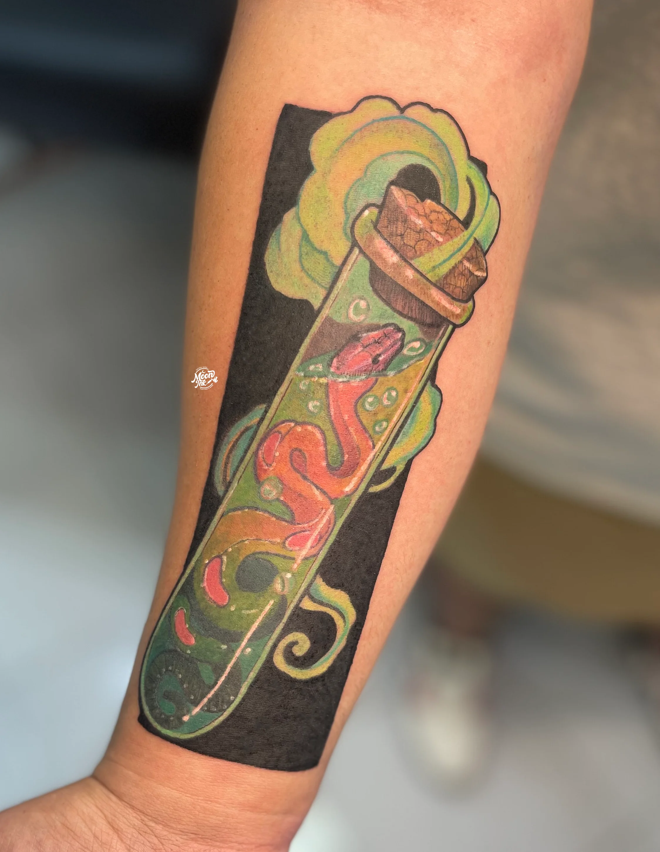 Neo-traditional tattoo artwork